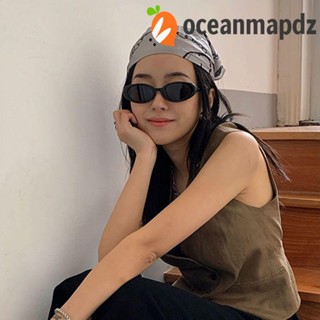 OCEANMAPDZ แว่นตากันแดด ป้องกันดวงตา หลากสี สไตล์วินเทจ แฟชั่นสําหรับผู้หญิง