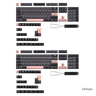 Iwo ปุ่มกดคีย์บอร์ด PBT 136 คีย์ สไตล์ญี่ปุ่น