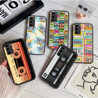 เคสโทรศัพท์มือถือแบบนิ่ม ลายเทปคาสเซ็ตเสียง สไตล์เรโทร 211A สําหรับ Samsung A02S A10 A10S A20 A30 A20S A30S A40S A50 A50S