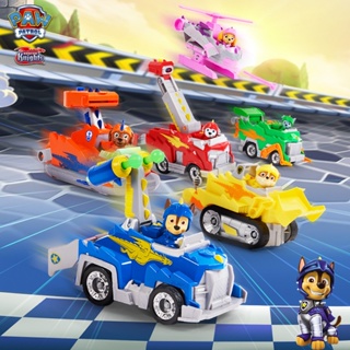 ชุดของเล่นรถยนต์ Paw Patrol Achieves Great Achievements Dog Adventure Patrol Knights Deformable Launch Inertia เหมาะกับของขวัญ สําหรับเด็กผู้ชาย