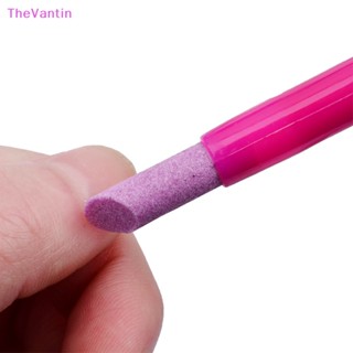 Thevantin เครื่องมือดูแลเล็บ ปากกาตะไบเล็บ สองหัว กําจัดผิวที่ตายแล้ว ผลักหนังกําพร้า ผลิตภัณฑ์ที่ดี