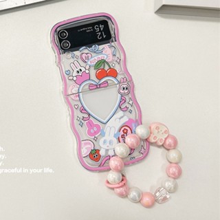 【Fold Wave】เคส TPU นิ่ม กันกระแทก ป้องกันเลนส์ สําหรับ SAMSUNG Z Flip3 Flip4