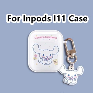 【ส่วนลด】เคสหูฟัง แบบนิ่ม แบบใส ลายการ์ตูน สําหรับ Inpods i11 Inpods i11