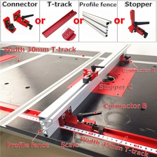 แคลมป์บล็อกราง T-Track DIY สําหรับโต๊ะเลื่อยไม้