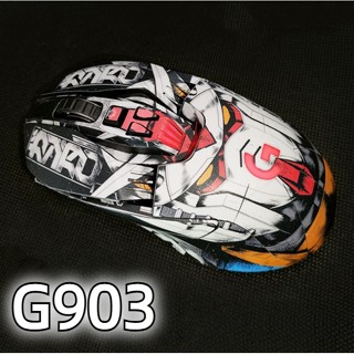 Suitable for Logitech G903hero mouse anti-slip stickers wear-resistant all-inclusive cartoon sweat-absorbing film