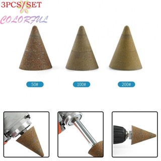 【COLORFUL】Countersink Bit Chamfer Bits Conical Grinding Head Polishing Head High Quality