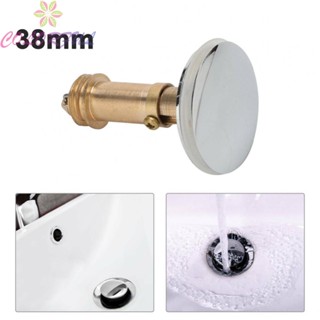 【COLORFUL】Sink Plug 38MM Brass Chrome Clack Spring Bolt Gold For Bathtub Spring Bolt