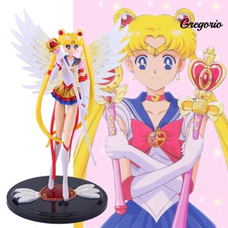 Gregoriowj โมเดลฟิกเกอร์เซเลอร์มูน Tsukino Usagi Princess แบบพกพา ของขวัญวันเกิด