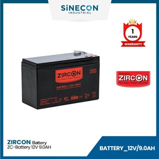 ZIRCON แบตเตอรี่ ZC-Battery/ 12V/ 9.0AH