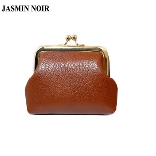 Jasmin NOIR กระเป๋าสตางค์ ใบสั้น หนัง PU ลายหิน มีซิป สําหรับผู้หญิง