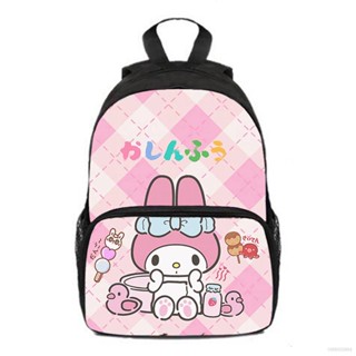 Sanrio mymelody กระเป๋าเป้สะพายหลัง อเนกประสงค์ ขนาดใหญ่ จุของได้เยอะ พิมพ์ลาย ระบายอากาศ สําหรับผู้หญิง และผู้ชาย