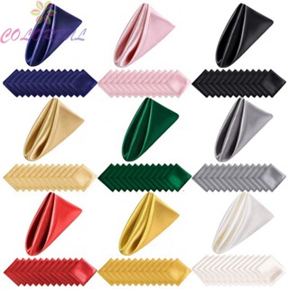 【COLORFUL】Cloth Napkins 12 Pieces 17"X17"square Designs Polyester Brand New For Hotels