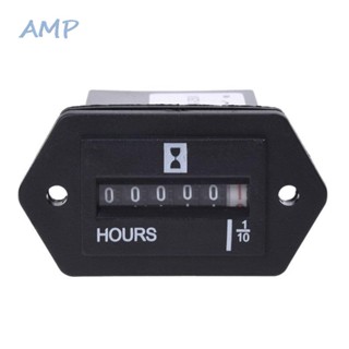 ⚡READYSTOCK⚡Hour Meter Engine Generator Replacement Black ABS Damp-proof Mechanical