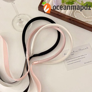 OCEANMAPDZ ที่คาดผมบัลเล่ต์ ประดับโบว์ กันลื่น หรูหรา สไตล์เกาหลี แฟชั่นเจ้าหญิง สําหรับเด็กผู้หญิง Y2k