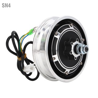 SN4 10 นิ้วสกู๊ตเตอร์ไฟฟ้าฮับมอเตอร์ 48V 100W จักรยานไฟฟ้า Brushless ดิสก์เบรกมอเตอร์ฮับ