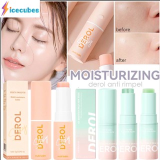 Derol Hydrating Moisturizing Stick Lip Blam Anti-wrinkle Moisturizing Lip Balm Multi Balm Stick Moisturizer สำหรับผิวหน้า Hydrating Primer ICECUBE