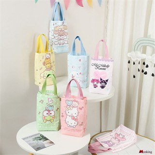 Sanrio Cartoon Jenga Series Canvas Merlot Pudding Stew Kettle Kettle Bag Storage Bag กระติกน้ำร้อน กระเป๋าถือ ร่ม (monkingstore_th)