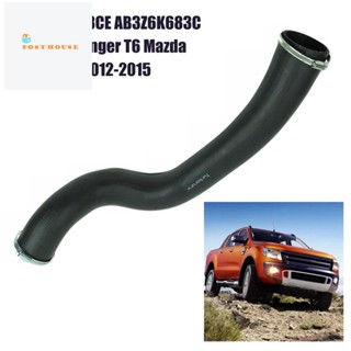 ท่ออินเตอร์คูลเลอร์ ABS AB396K683CE สีดํา สําหรับ Ford Ranger T6 Mazda BT50 2.2L 2012-2015 AB3Z6K683C