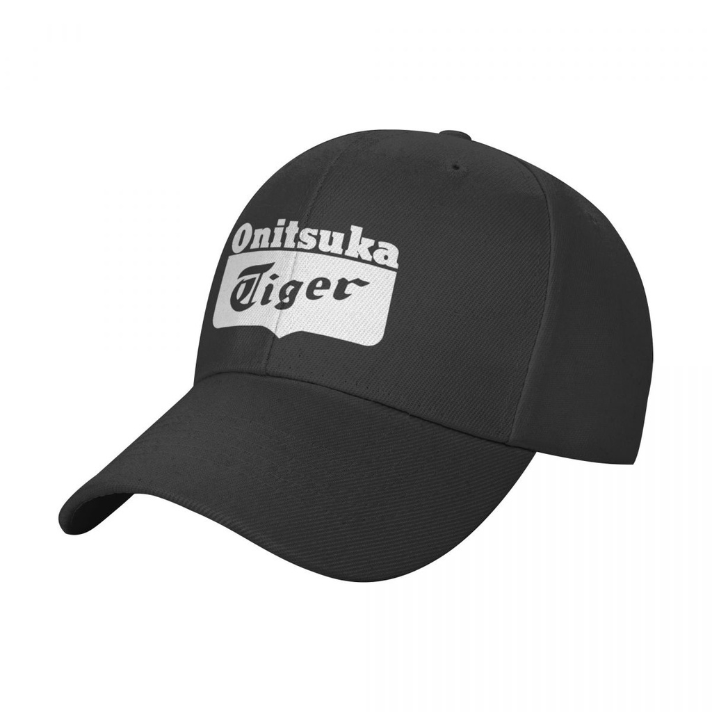 Onitsuka Tiger หมวกเบสบอล หมวกปีกโค้ง สีพื้น สไตล์ฮิปฮอป สําหรับผู้ชาย ผู้หญิง (2) พร้อมส่ง