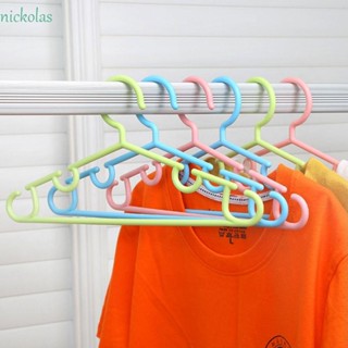 NICKOLAS ไม้แขวนเสื้อ แบบพกพา 10 ชิ้น / เซต กันลื่น จัดระเบียบเสื้อผ้า คุณภาพสูง สําหรับราวตากผ้าเด็ก