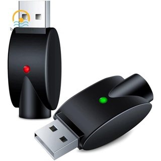 สายชาร์จ USB แบบพกพา พร้อมไฟแสดงสถานะ LED 2 ชิ้น