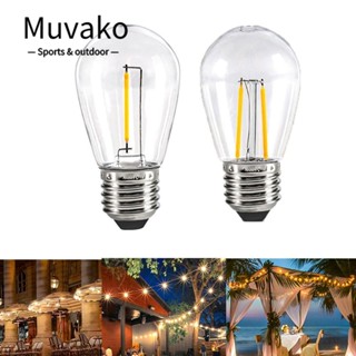 MUVAKO ใหม่ หลอดไฟ LED 1W 2W E27