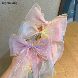 [highbuying] กิ๊บติดผม ริบบิ้น โบว์ พู่ ริบบิ้น เครื่องประดับผม แฟชั่นฤดูร้อน สไตล์เจ้าหญิง สําหรับเด็กผู้หญิง พร้อมส่ง