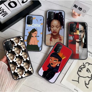 เคสโทรศัพท์มือถือแบบนิ่ม ลายวอลเปเปอร์ Rihanna น่ารัก หรูหรา C161 สําหรับ OPPO Reno 6 Pro Plus 4Z A92S 6Z 7 R9S A96