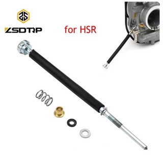 ZSDTRP Long Flexible Cable Idle Screw for Mikuni HSR 42/45/48 Flatslide Carburetors