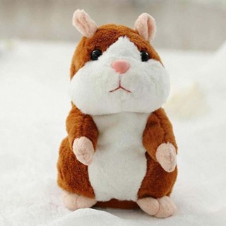 Sound Recording and Talking Hamster Repeats What You Say Plush Hamster Doll Toys