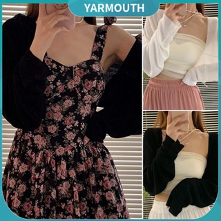 Yyr-- เสื้อคาร์ดิแกนแขนยาว ผ้าเรยอน แบบถัก กันแดด ทรงหลวม แบบบาง แนวสตรีท สําหรับผู้หญิง