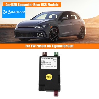 5 กรัม0035953C โมดูลแปลง USB ด้านหลังรถยนต์ สําหรับ VW Passat B8 Tiguan Golf 7 5G0 035 953 C