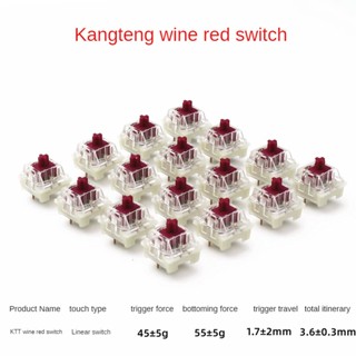 Ktt CONTENT สวิตช์คีย์บอร์ด V3 คริสตัล สีม่วง สีไวน์แดง ขาว จากโรงงานสตรอเบอร์รี่