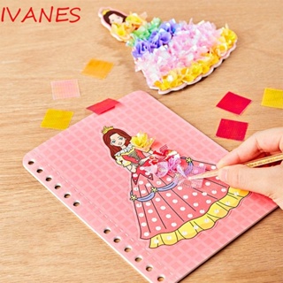 Ivanes สติกเกอร์กระดาษ ลายเจ้าหญิงโป๊กเกอร์ แฮนด์เมด DIY สําหรับตกแต่งสมุดภาพ