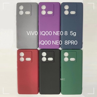 เคสโทรศัพท์มือถือแบบนิ่ม ผิวด้าน บางมาก สีพื้น เรียบง่าย สําหรับ VIVO Iqoo NEO 8 Pro