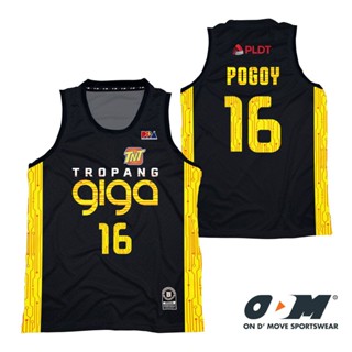 เสื้อกีฬาแขนสั้น ลายทีม Tropang Giga Jersey x ODM