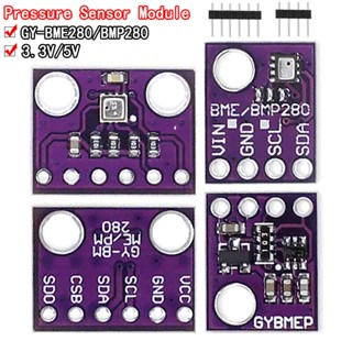 Bme280 BMP280 โมดูลเซนเซอร์วัดอุณหภูมิความชื้นดิจิทัล I2C SPI 1.8-5V GY-BME280 5V 3.3V