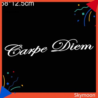 Skym* สติกเกอร์ ลายตัวอักษร Diem สําหรับติดตกแต่งกระจกหน้ารถยนต์