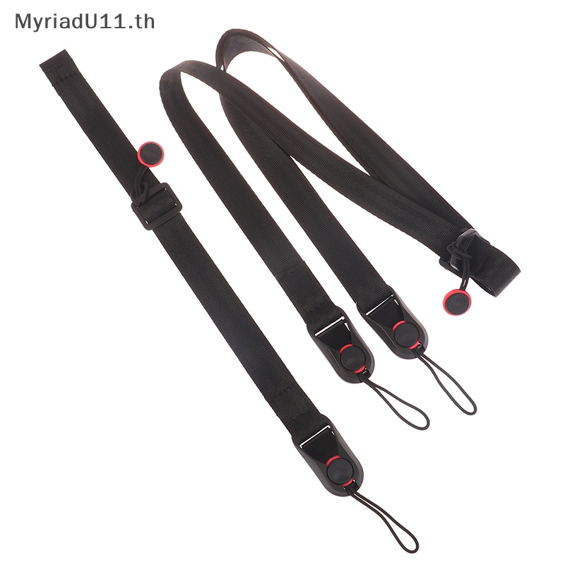 Myriadu สายคล้องคอ ปรับได้ สําหรับกล้องดิจิทัล SLR 5 6 7 8 Xiaoyi