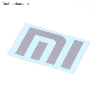 [fashionbanana] สติกเกอร์โลโก้โลหะ สีเงิน สําหรับ Xiaomi MI แล็ปท็อป โทรศัพท์มือถือ TV สินค้าใหม่