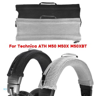 Win แผ่นเบาะรองหูฟัง มีซิป ยืดหยุ่น DIY สําหรับ ATH M50