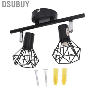 Dsubuy Home Ceiling Spot Light Fixture 2 Lights Track Holder 85‑265V