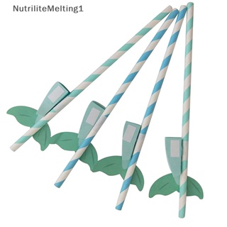 [NutriliteMelting1] หลอดหางนางเงือก รังผึ้ง สําหรับตกแต่งปาร์ตี้วันเกิด 10 ชิ้น [TH]