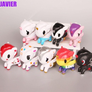 JAVIER โมเดลตุ๊กตาฟิกเกอร์ อนิเมะยูนิคอร์น Tokidoki Unicorn ของเล่น ของสะสม สําหรับเด็ก