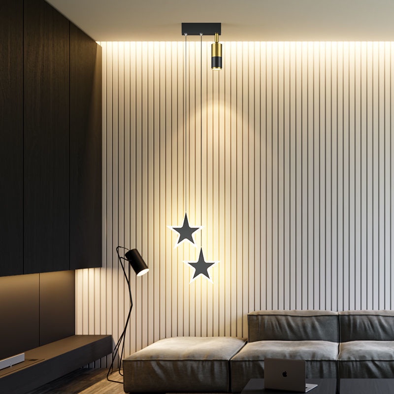 โคมไฟระย้า แบบแขวน สไตล์นอร์ดิก โคมไฟหัวเตียง โมเดิร์น สําหรับตกแต่งบ้าน ห้องนอน ห้องนั่งเล่น - รูปที่ 2