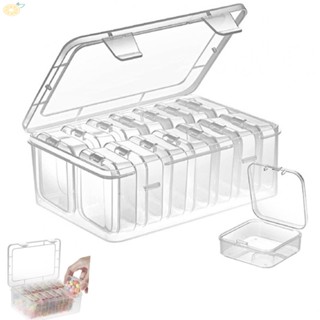 【VARSTR】Clear Plastic Box for Small Items Keep Your Belongings Tidy and Within Reach