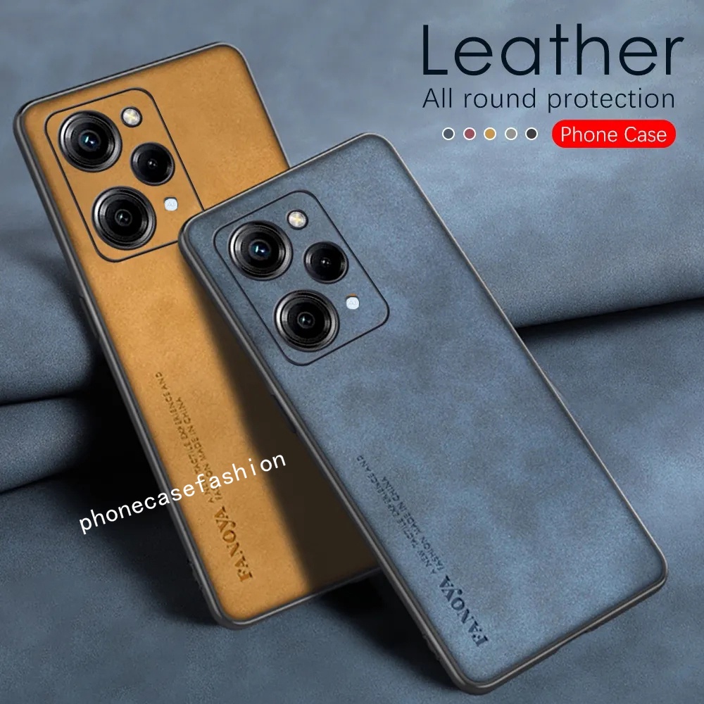 เคสโทรศัพท์มือถือหนังแกะ TPU ซิลิโคนนิ่ม กันกระแทก ป้องกันกล้อง ปิดด้านหลัง แบบเต็มเครื่อง แฟชั่น สําหรับ Redmi 12 4G Redmi12 2023