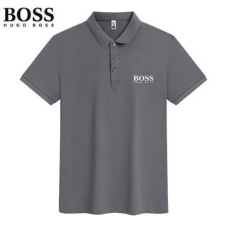 ใหม่ เสื้อโปโล BOSS ใส่สบาย แฟชั่นคู่รัก สําหรับผู้ชาย และผู้หญิง