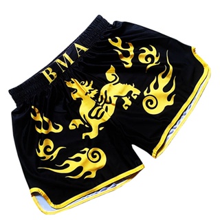 Boxing Shorts Mens Sanda Muay Thai Pants UFC Fighting Sports and Fitness Running Training Summer Support Batch Customization TQWw