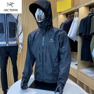 Arcteryx เสื้อแจ็กเก็ต กันลม มีฮู้ด อเนกประสงค์ กันน้ํา มีซิป สไตล์สตรีท เหมาะกับทุกเพศ 100%